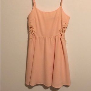 Light pink cocktail dress